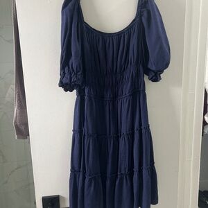 Navy blue dress